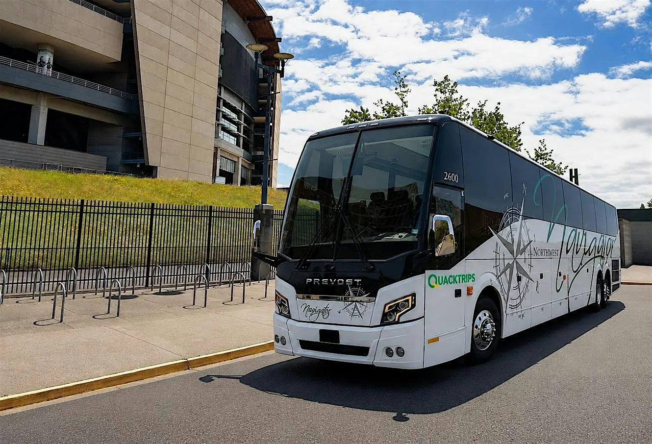 Oregon vs. Nebraska Bus to Autzen — Portland Westside