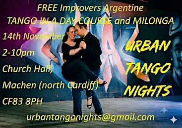 FREE Improvers Argentine Tango in a Day Course and Milonga (Cardiff)