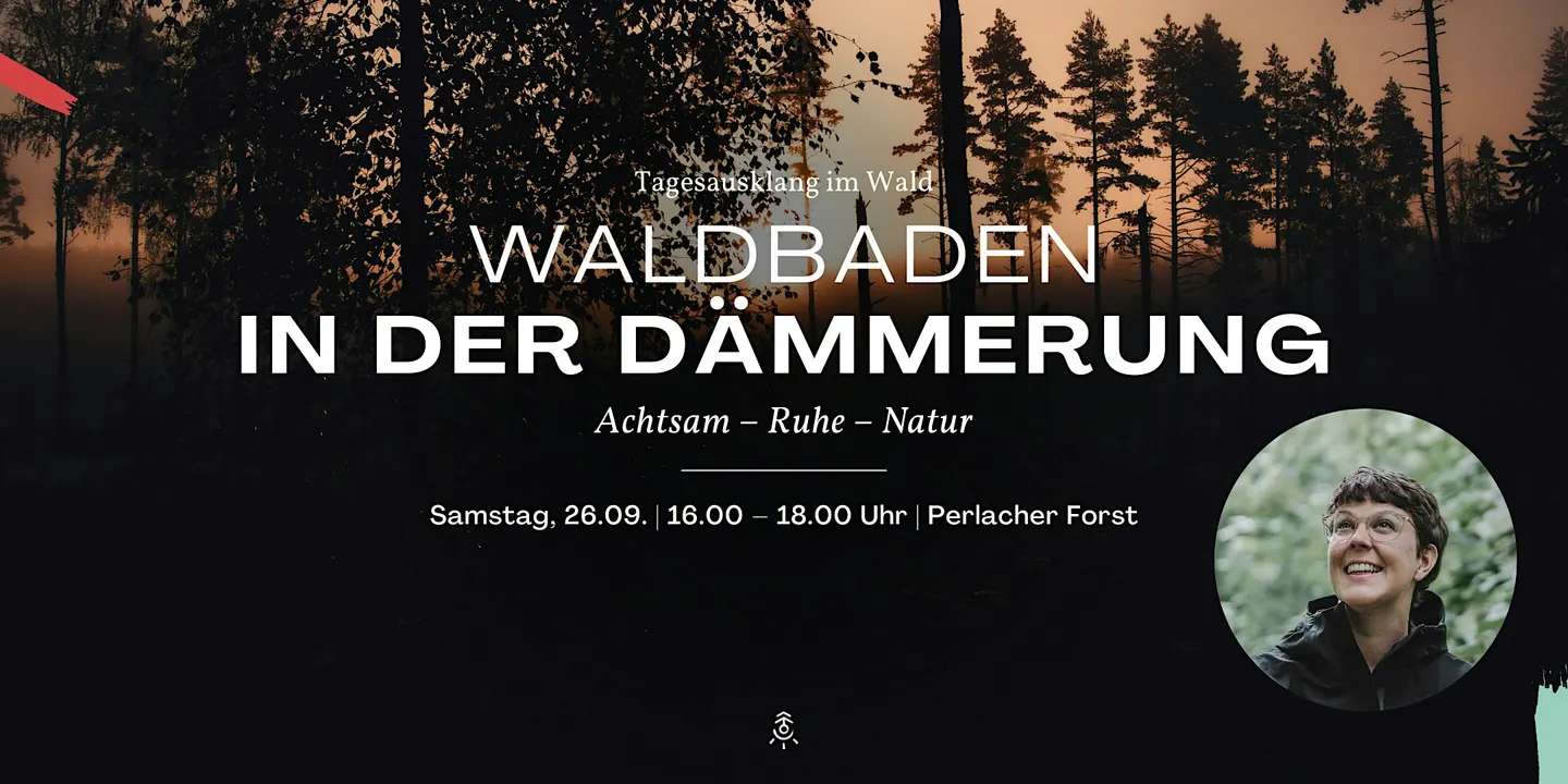 Waldbaden zur Dämmerung
