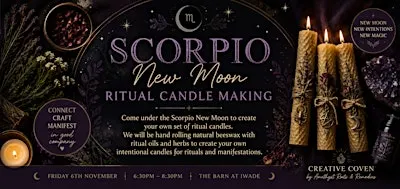 Scorpio New Moon Ritual Candle Making