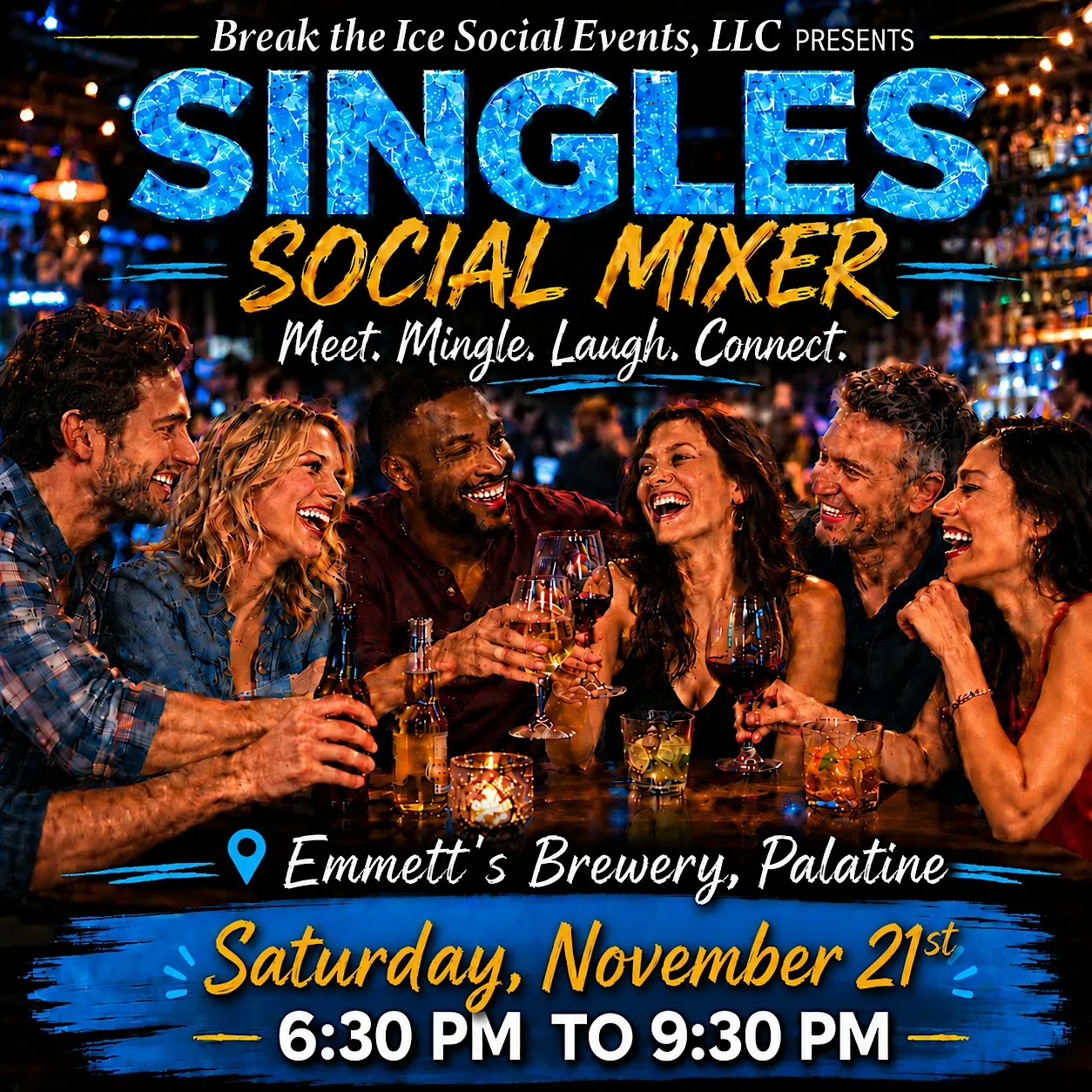 Singles Social Mixer Palatine, IL Emmett's Brewery
