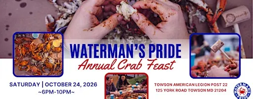 Waterman's Pride Annual CRAB FEAST