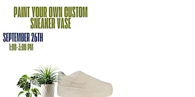 Paint your own sneaker vase @ Tapville Social