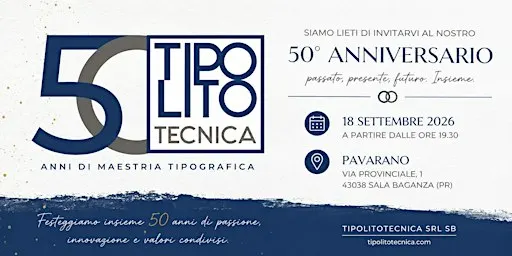 CINQUANT'ANNI DI PASSIONE, IMPEGNO E PERSONE