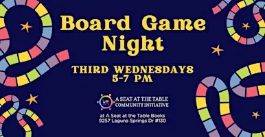 Board Game Night at the Bookstore