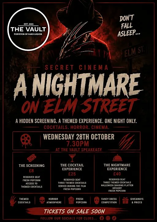 Secret Cinema- A Nightmare on Elm Street