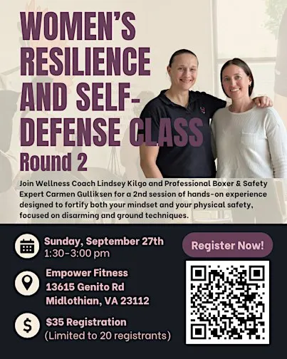 Women's Resilience and Self-Defense Class - Round 2