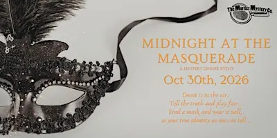 Halloween Mystery Dinner: Midnight at The Masquerade