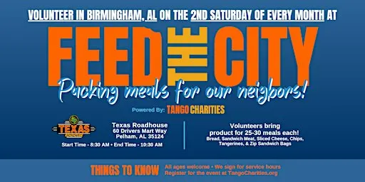 Feed The City Birmingham: Making Meals for People In Need