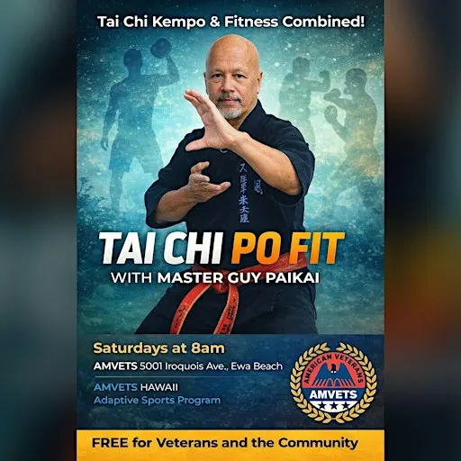 Tai Chi Po Fit with Master Guy Paikai at AMVETS Hawaii