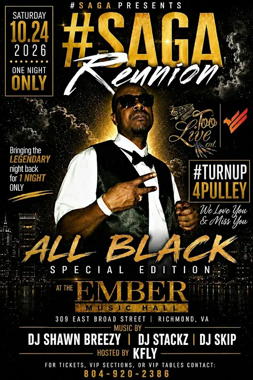 #SAGA Reunion - #TurnUp4Pulley #AllBlackSpecialEdition