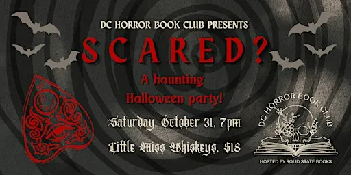 SCARED? A Haunting Halloween Party by DC Horror Book Club!