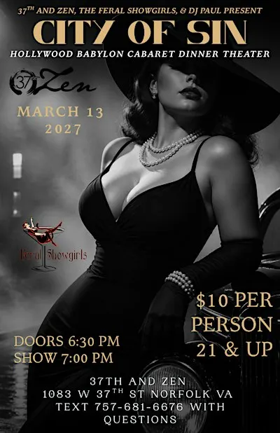 Cabaret Dinner Theater: City of Sin Edition!