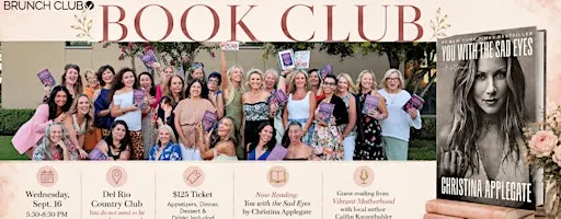 Book Club Experience: You with the Sad Eyes, by Christina Applegate