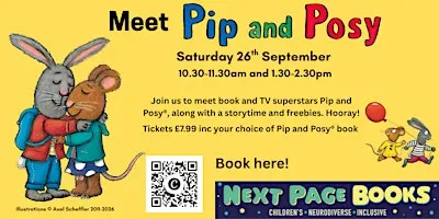 Meet Pip and Posy® - as seen on TV and in books!