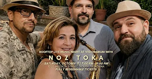 Rooftop Live Music Night at Visionarium with Noz Toka