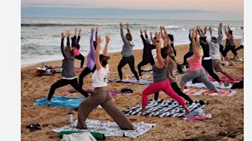 (FREE) HUNT for inner peace: Namaste Beach Yoga