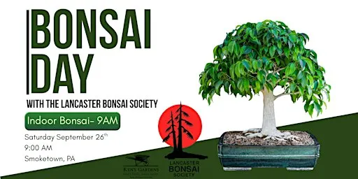 Bonsai Day - Indoor Bonsai (Smoketown Location)
