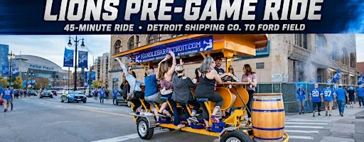 Handlebar Lions Pre-Game Ride + Ford Field Drop-Off