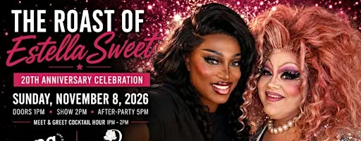 20th Anniversary Roast of Estella Sweet with Roast Master Sapphira Cristal