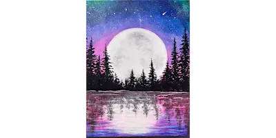 Moonrise Lake - Paint and Sip in Sacramento | Classpop!™