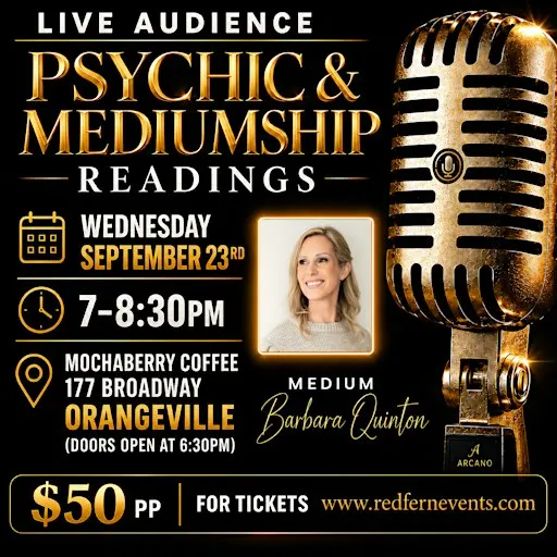 Live Audience Psychic & Mediumship Readings, Orangeville