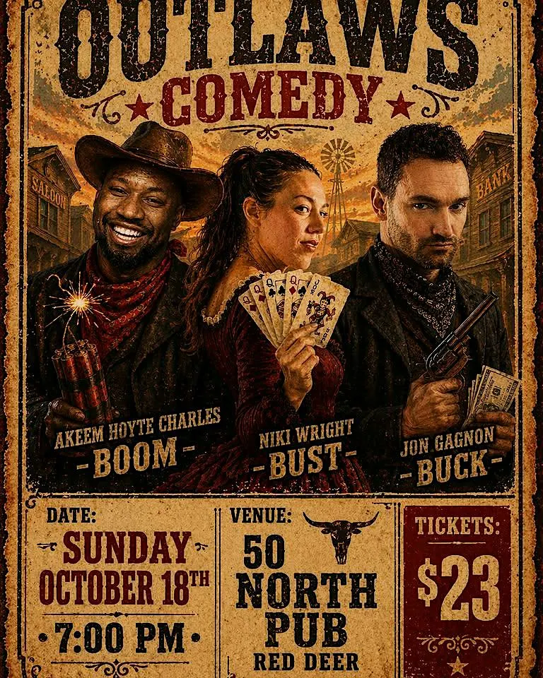 Outlaws Comedy - Red Deer