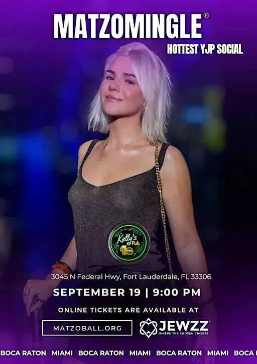 MATZOMINGLE® SATURDAY NIGHT @ FL September 2026