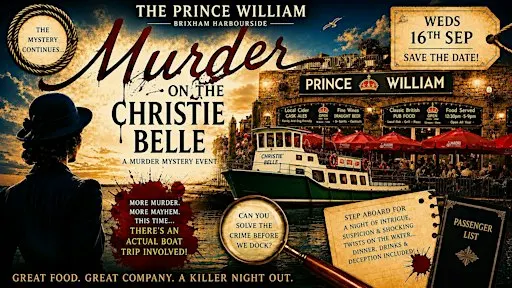 Murder on The Christie Belle at The Prince William