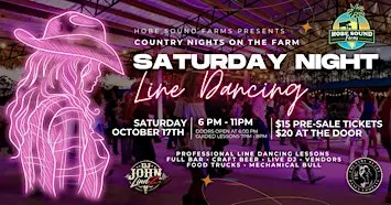 Line Dance Night at Hobe Sound Farms