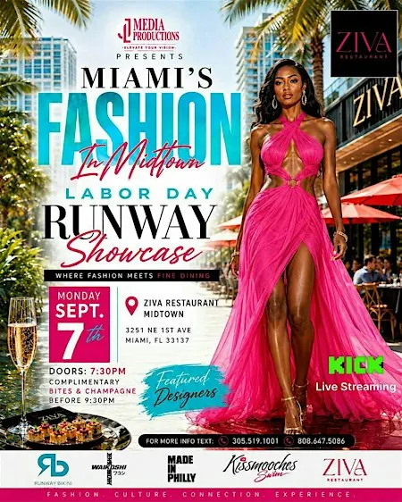 FASHION IN MIDTOWN, LABOR DAY RUNWAY SHOWCASE