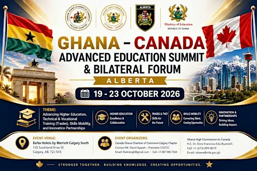 Canada–Ghana Advanced Education Summit & Bilateral Forum 2026