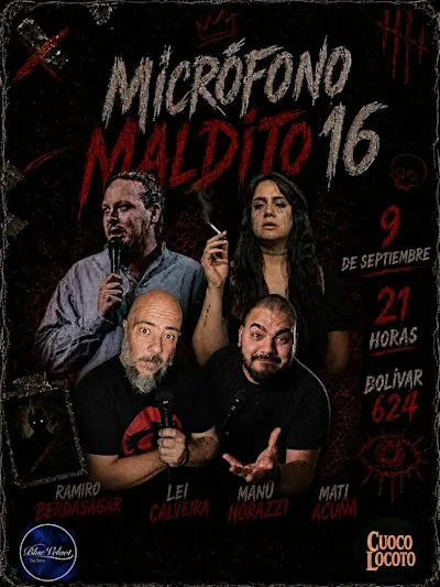 MICROFONO MALDITO #16 SE GRABA EN VIVO Show de Stand Up