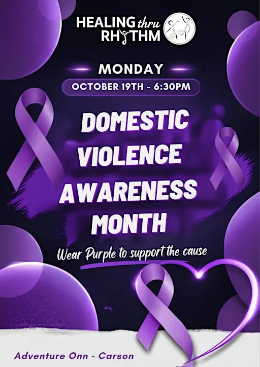 Dance Fitness for Domestic Violence Awareness w/Healing Thru Rhythm