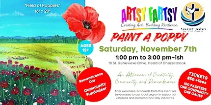 Paint a Poppy: A Remembrance Day Community Fundraiser