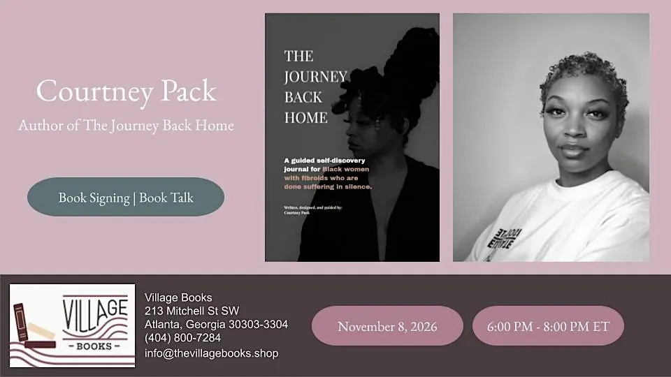 Book Signing and Author Talk with Courtney Pack