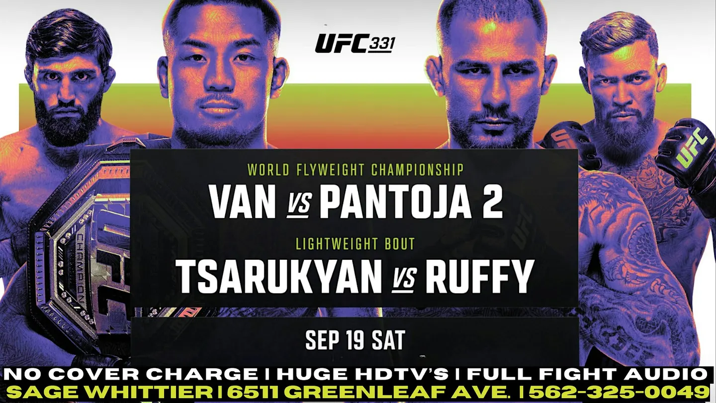 UFC 331 Watch Party: Van vs. Pantoja 2 | Sage Whittier