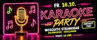 Karaoke Party am Erländersee in Hügelsheim (Eintritt Frei)