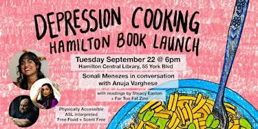 Depression Cooking Hamilton Book Launch