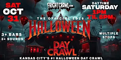 The Fright Crawl | Kansas City Halloween Day Bar Crawl 2026 | Sat, Oct 31