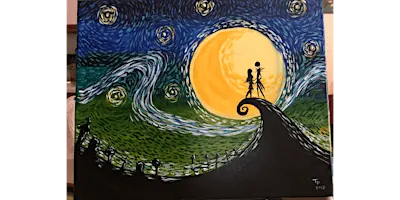 A Starry Nightmare - Paint and Sip in Orange County | Classpop!™