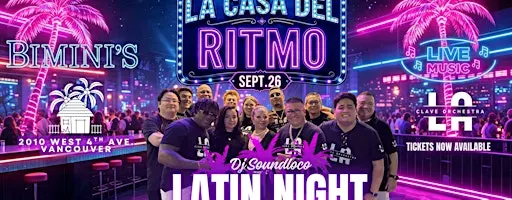 CASA DEL RITMO AND LA CLAVE ORCHESTRA @ BIMINIS CLUB
