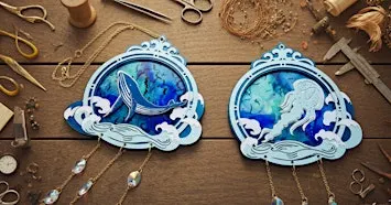 【DX設計館 】海洋陽光捕手紙藝掛飾工作坊 | Ocean Sun-catcher Paper Pendant Workshop