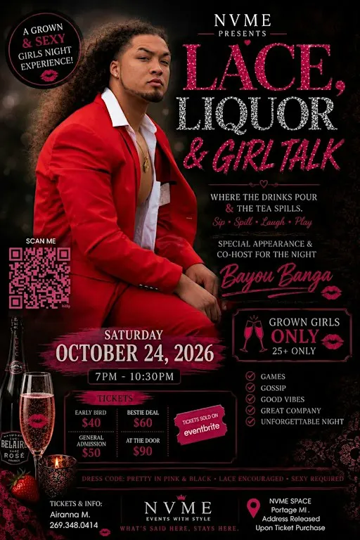 Lace , Liqour and girl talk