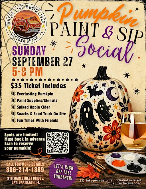 Pumpkin Paint & Sip at Main Street Station