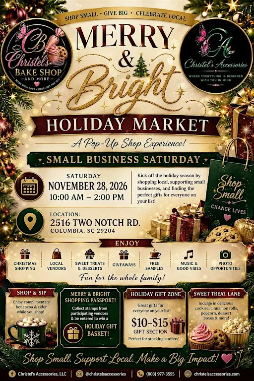 Merry and Bright Pop Up Shop