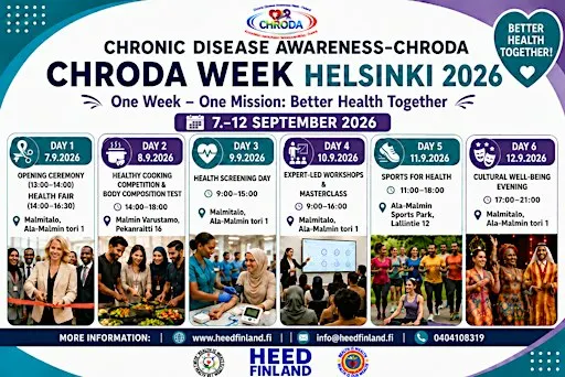 CHRODA WEEK 2026: Well-being Cultural Evening/Hyvinvoinnin kulttuuriilta