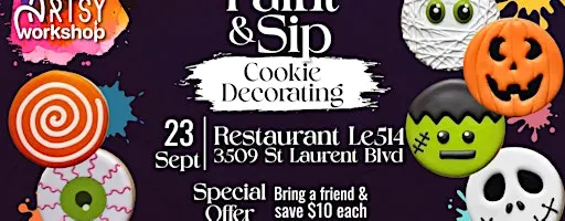 Paint & Sip | Cookie Decorating