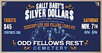 Sally Baby's Silver Dollars at Odd Fellow's Rest cemetery