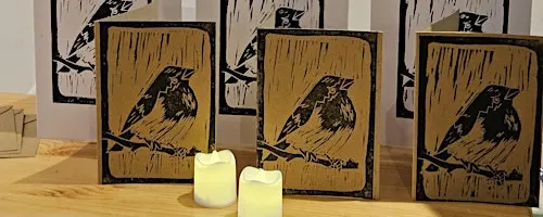 Lino Printing: Festive Christmas Card Making Workshop
